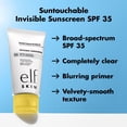 thumbnail image 2 of e.l.f. Cosmetics Suntouchable! Écran Solaire Invisible FPS 35, 2 of 8