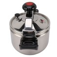 thumbnail image 1 of Household Stainless Steel Pressure Cooker Canner Explosion Proof Double Bottom Pressure Cooker for Gas Stoves Induction Stoves Shiny Style, 1 of 7