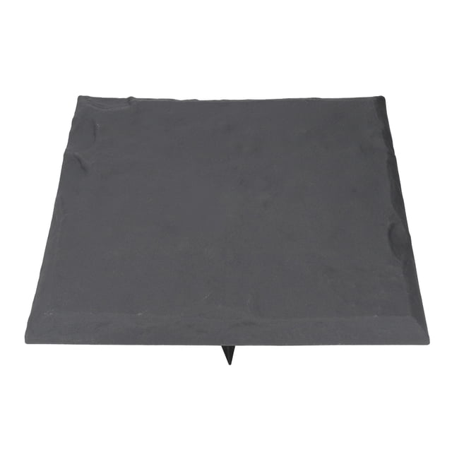 4 Pieces Trittstein Garden Plate Weatherproof Stepping Stones with Ground Stakes Stone Step Plate for Paths or Sidewalks