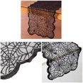 thumbnail image 1 of Polyester Lace Table Runner  Lace Table Runner Perfect For Halloween  Dinner Parties And Scary Movie Nights, 1 of 7