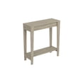 thumbnail image 3 of Safdie & Co. Console Table 31L Dark Taupe 1 Shelf, 3 of 4