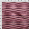 thumbnail image 3 of oneOone Viscose Jersey Fabric Chevron & Swirl Ikat Print Fabric BTY 60 Inch Wide, 3 of 5