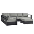thumbnail image 1 of Modway Aluminum Tahoe 5-Piece Outdoor Patio Furniture Sectional, 1 of 11