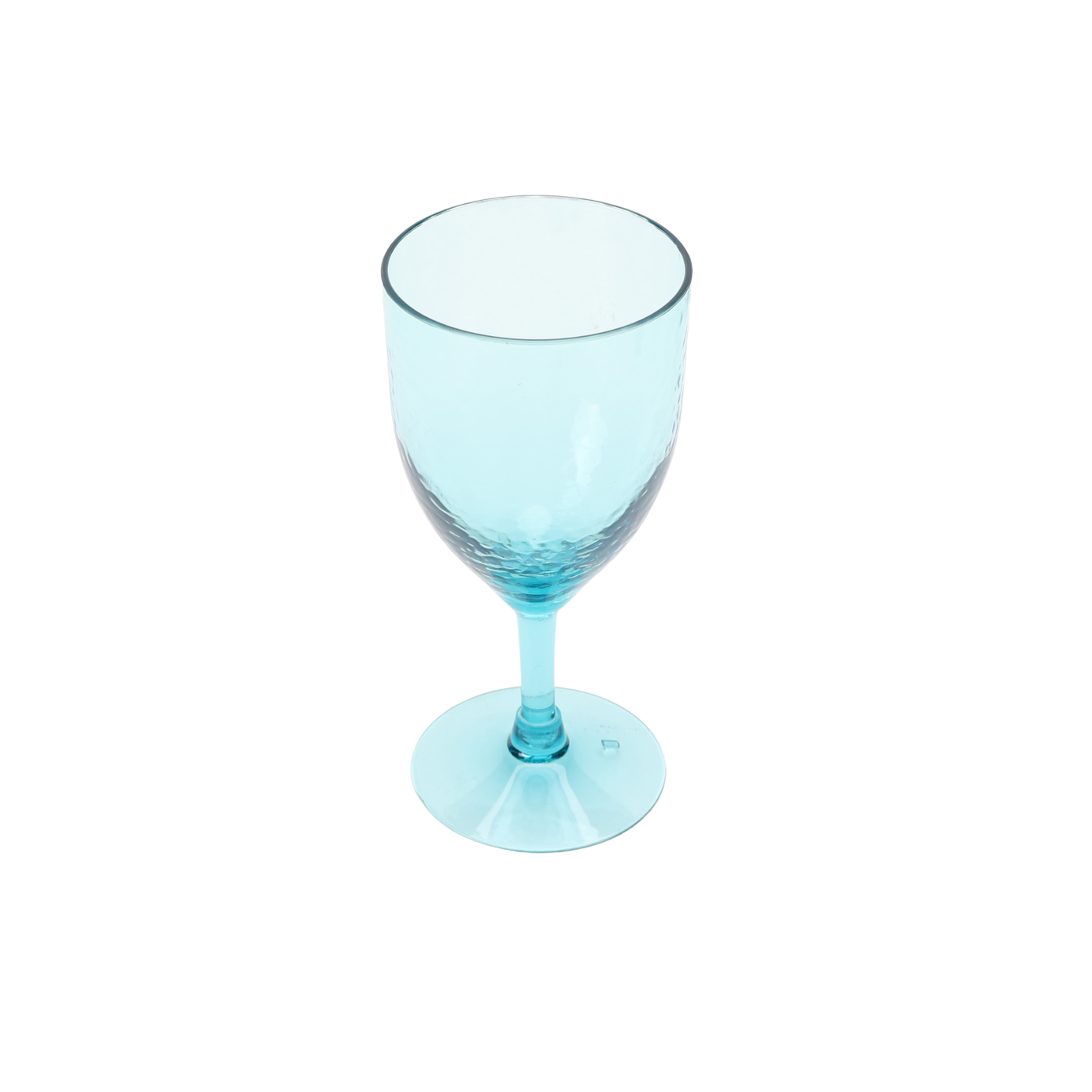Hometrends Gobelet Acrylique Bleu Martelée 419mL