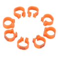 thumbnail image 3 of Birds Foot Rings, High-quality Plastic Bird Clip Ring Small Size And Lightweight  For  For Homing Pigeons Orange, 3 of 8
