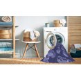 thumbnail image 2 of Ahgly Company Tapis Rond Lavable en Machine Intérieur Transitionnel Violet, 5 Pieds Rond, 2 of 7