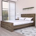 thumbnail image 2 of FM FURNITURE Braga Full Size Bed Frame Dark Brown Engineered Wood, 2 of 8