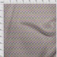 thumbnail image 3 of oneOone Cotton Flex Fabric Herringbone Geometric Decor Fabric Printed BTY 40 Inch Wide, 3 of 4
