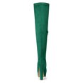 thumbnail image 2 of Unique Bargains Women's Platform Block Heel over Knee Boots, 2 of 8