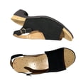 thumbnail image 4 of LSLJS Women's Wedge Sandals Ankle Strap Low Heeled Sandals Fish Mouth Open Toe Sandals, 4 of 5
