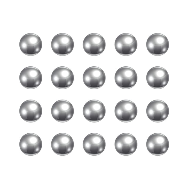 Unique Bargains Billes de Roulement en Acier Inoxydable 420 de 3/8 Pieds G100 Précision, Lot de 100