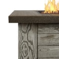 thumbnail image 2 of Forest Ridge Propane Fire Table in Weathered Gray with Natural Gas Conversion kit, 2 of 7