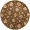 thumbnail image 1 of HomeRoots 352889 Tapis Rond en Laine Couleur Café 5 Pi 6 Po, 1 of 1