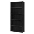 thumbnail image 1 of VASAGLE Bookshelf, 23.6 Inches Wide, 5-Tier Open Bookcase with Adjustable Storage Shelves, Floor Standing Unit, Ebony Black, 1 of 7