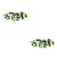 thumbnail image 3 of stanreset 1/2/3/5 Artificial Flower Plant Fake Vine Roses Simulation Rose Self-Assembly Party Balcony Garden Restaurant Living Room Garland White 2PCS, 3 of 6