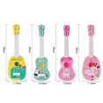 thumbnail image 2 of Opperiaya Guitare Musicale pour Tout-Petit Enfant Mignon Imprimé Animal Mini Ukulélé, 2 of 3