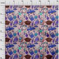 thumbnail image 3 of oneOone Rayon Rose Brown Fabric Kids Sewing Material Print Fabric By The Yard 56 Inch Wide, 3 of 4