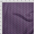 thumbnail image 3 of oneOone Viscose Jersey Fabric Stripe|Leaves & Floral Block Print Fabric BTY 60 Inch Wide, 3 of 4