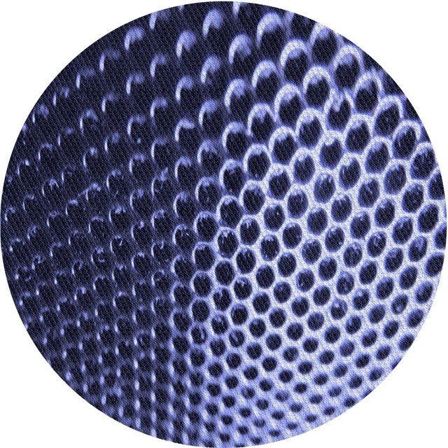 Ahgly Company Tapis Rond Lavable en Machine Intérieur Transitionnel Bleu Nuit, 3 Pieds Rond