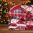 thumbnail image 1 of Hitime Ensemble de Draps de Noël 3 Pcs Format Simple - Draps de Lit en Polyester Ultra Doux et Respirants, Literie Rafraîchissante pour Toutes les Saisons, Résistant aux Plis et à la Décoloration (Assemblage Classique de Noël), 1 of 8