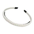 thumbnail image 1 of Hair Accessories with Teeth Classic Elastic Simple Headband Clothes Matching Accessory Shower Hairband for Adult Lady Female Use White, 1 of 6