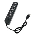 thumbnail image 3 of axGear 8 Port USB 2.0 Data HUB High Speed Splitter Extender Built-In USB Cable, 3 of 6