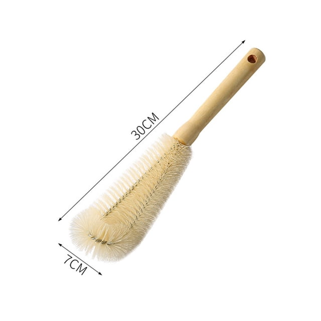 Long Handle Bottle Cup Cleaning Brush Brew Scrubbing Kitchen Cleaner Washer Tool