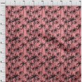 thumbnail image 4 of oneOone Velvet Pink Fabric Tropical Tree Fabric For Sewing Printed Craft Fabric By The Yard 58 Inch Wide, 4 of 4