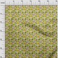 thumbnail image 3 of oneOone Velvet Lime Green Fabric African Sewing Craft Projects Fabric Prints By Yard 58 Inch Wide, 3 of 4
