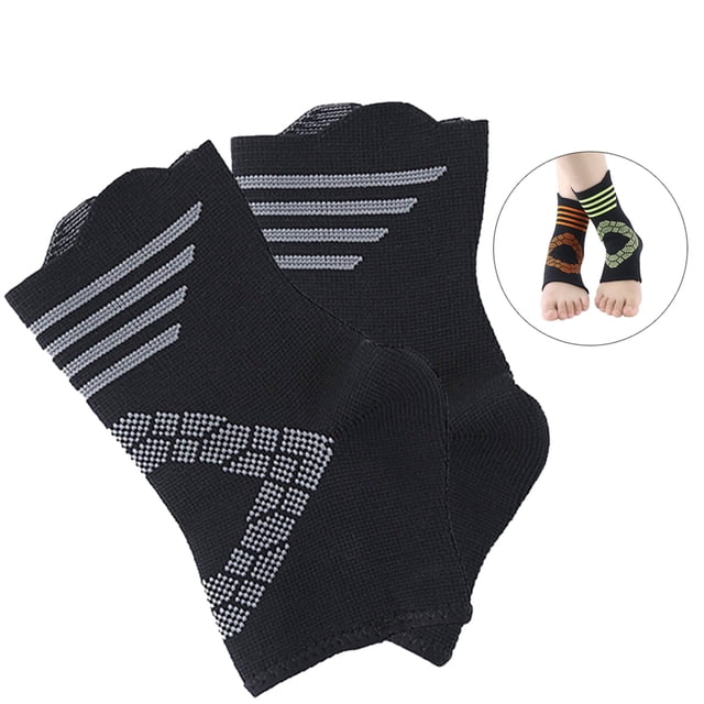 1 Pair Ankle Brace Unisex Elastic Ankle Sprain Support Ankle Compression Sleeve