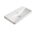 thumbnail image 2 of American Imaginations 23.82-in. W 1 Hole Ceramic Top Set In White Color - Overflow Drain Incl. AI-30748, 2 of 9