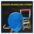 thumbnail image 2 of Self Locking Truck Binding Strap Tightener Small Ratchet Design For Cargo Packing Fixing And Airplane Straps, 2 of 7