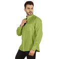thumbnail image 4 of Bestman Long Sleeve Cotton Flex Shirt For Mens Button Downt W/ Patch Pocket Office Wear, 4 of 7