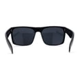 thumbnail image 2 of Mens OG Flat Top Rectangle Gangster Mob Shade Sunglasses Shiny Black, 2 of 4
