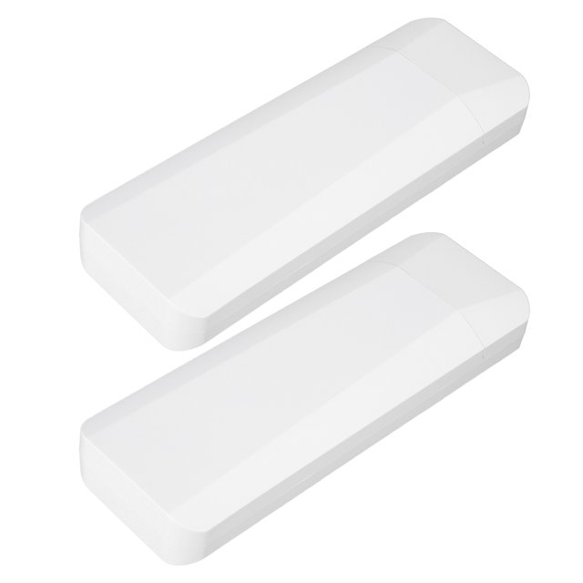 2 Pack Cordless Bridge, 5.8G Outdoor Bridge 3KM 2 RJ45 LAN Port WiFi Ethernet Bridge with 14dBi High Gain Antenna, IEEE802.11a, N, Ac Point to Point WiFi Bridge IP65 Weatherproof