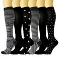 thumbnail image 1 of WEAIXIMIUNG Bas de Compression pour Femmes 15-20 Mmhg Bas de Compression de Sport pour Adultes Bas de Sport Bas Élastiques Bas Bas de Compression, 1 of 2