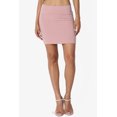 thumbnail image 2 of Jupe Tube Double Couche Taille Haute en Coton Extensible Basique pour Femmes, 2 of 7