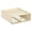 Blanc2, variante sur Boîte Organisatrice de Tiroir de Rangement Empilable pour Bureau - Porte-Stylo et Papeterie Grande Capacité, Tiroir de Bureau Multifonction avec Poignée en Similicuir, 21x20x8 cm