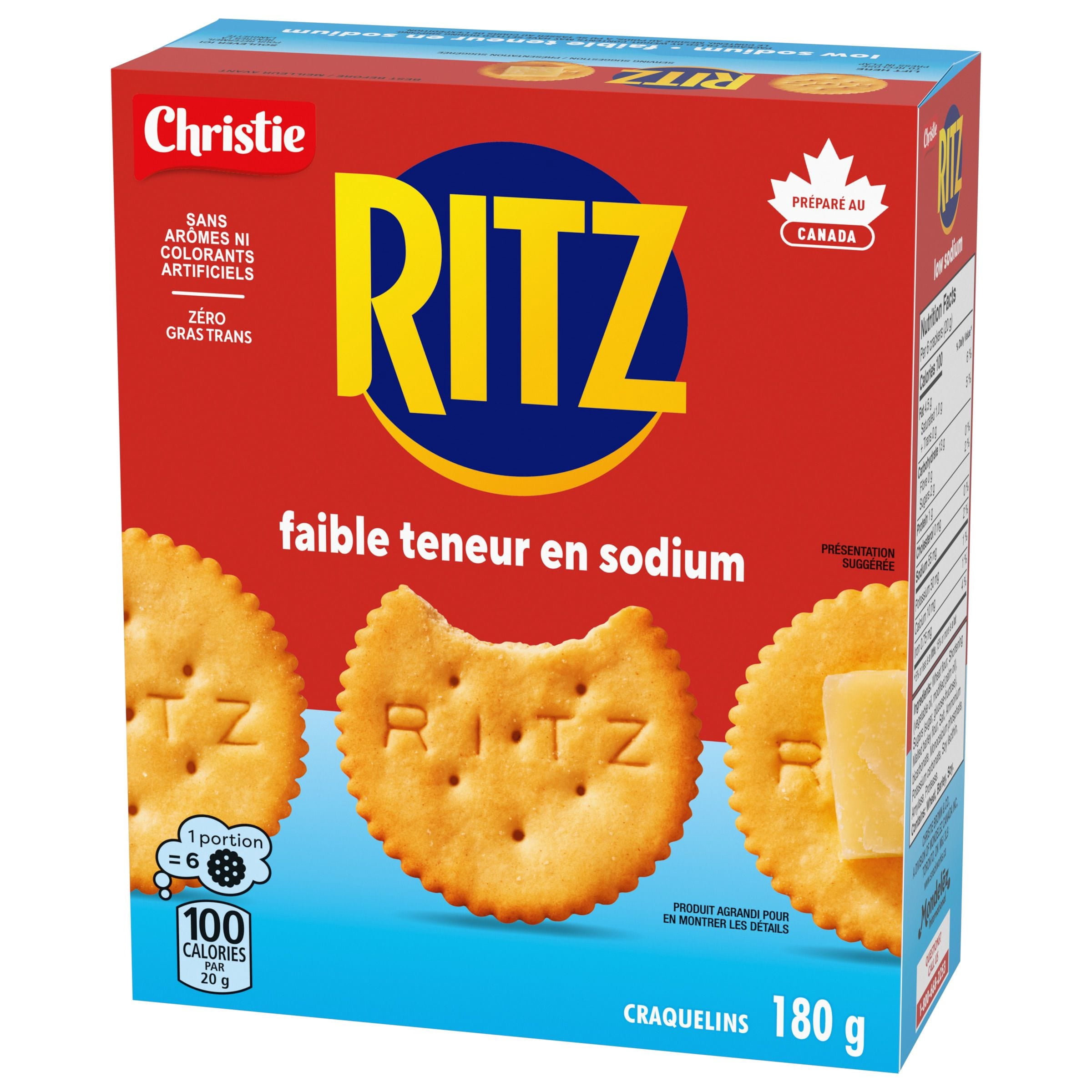 Craquelins RITZ Faible teneur en sodium