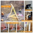 thumbnail image 4 of CJiaWei Magicboard Clear Drawing Board With A Cloth Light Drawing Board With Adjustable Holder And 12 Colorful Pens For Room Store Festival Present (1ml), 4 of 5