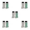 thumbnail image 3 of maskred Prevent Foot Injuries On Any Adventure With 5 Toe Cut Resistant Socks Grey Is Gray green Black bin 5Set, 3 of 6