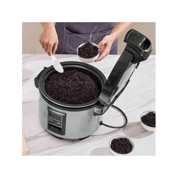 Rice Cooker, 60-Cup Rice Cooker, 13.74 Qt / 13 Liter Large Rice Cooker And Warmer With Nonstick Inner Pot, Fast Cooking And 12-Hour Keep Warm, With Rice Cup And Paddle, For Restaurant
