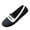 Black, variant on Jovati Casual Loafer for Women, Two-Tone Matte PU Slip-On Low Heel Shoes with Cutout Detail, Lightweight Comfort Fit for Daily Wear