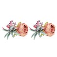 thumbnail image 1 of Boucle de Serviette, 2 Pcs Boucle de Serviette Innovante Anneau de Serviette Innovant Boucle de Serviette Fleur Performance, 1 of 8