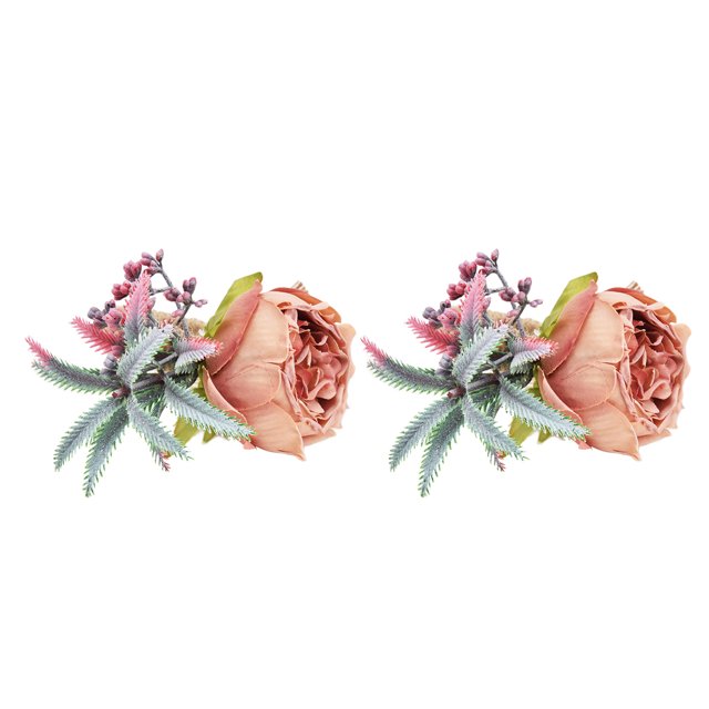 Boucle de Serviette, 2 Pcs Boucle de Serviette Innovante Anneau de Serviette Innovant Boucle de Serviette Fleur Performance