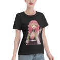 thumbnail image 2 of T-Shirt Basique à Manches Courtes pour Femmes Demon Slayer Lame Temple Ganlu Mili, 2 of 6