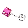thumbnail image 4 of Guardoinrt Pool Cue Chalk Holder Keychain Portable Pink Case Carrying Chalk Compact Aluminum Pink 3x8.7cm, 4 of 6