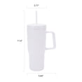 thumbnail image 2 of Way To Celebrate 31.6 oz White Acrylic Ghost Tumbler, 2 of 6