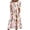Red, variant on Pisexur Women's Summer T Shirt Dresses Casual Floral Crew Neck Short Sleeve Swing Dress Empire Waist Maxi Dress with Pockets