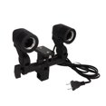 thumbnail image 3 of Flash Double Head Photography Studio E27 Socket Bulb Holder Flash Umbrella Bracket, 3 of 7